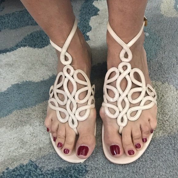 Authentic used prada sandals sz 39 - Picture 2 of 7